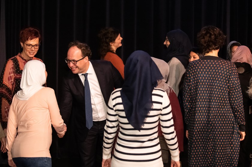 Minister Kookmees bezoekt We Match Bilthoven