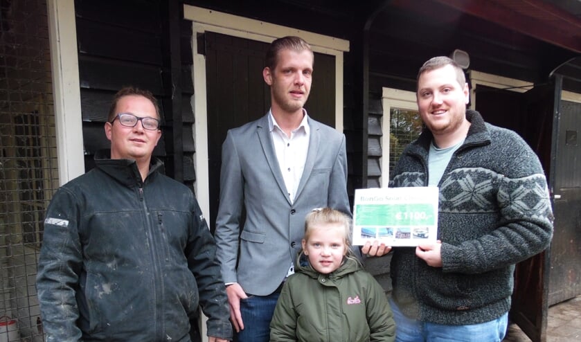 Dierenweide ontvangt cheque