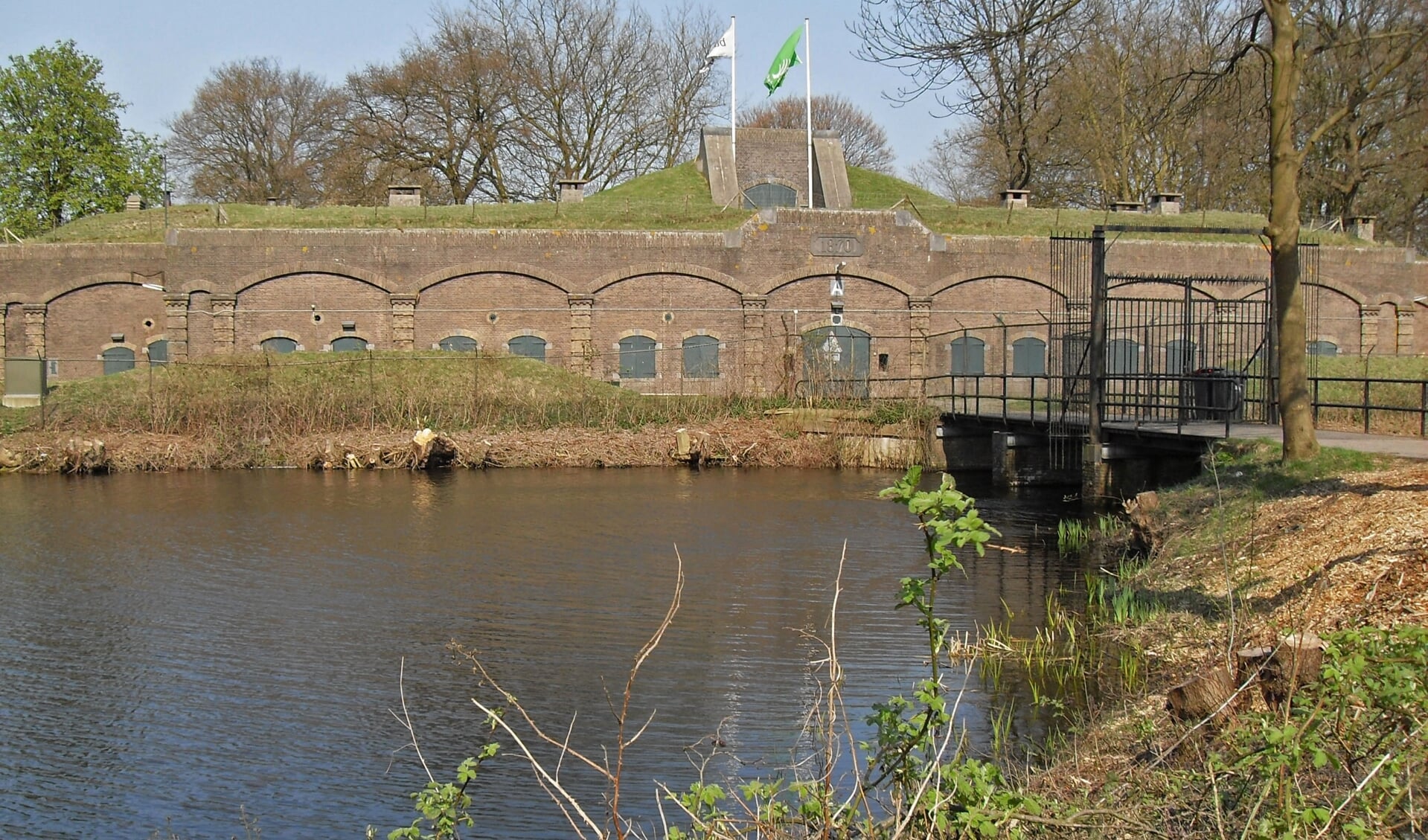 Fort Ruigenhoek was een belangrijk onderdeel van de Nieuwe Hollandse Waterlinie.