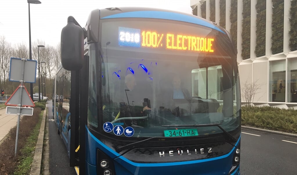 Vanaf 2020 rijdt De Heuliez elektrische bus ook in De Bilt. (foto Rick Huisinga)