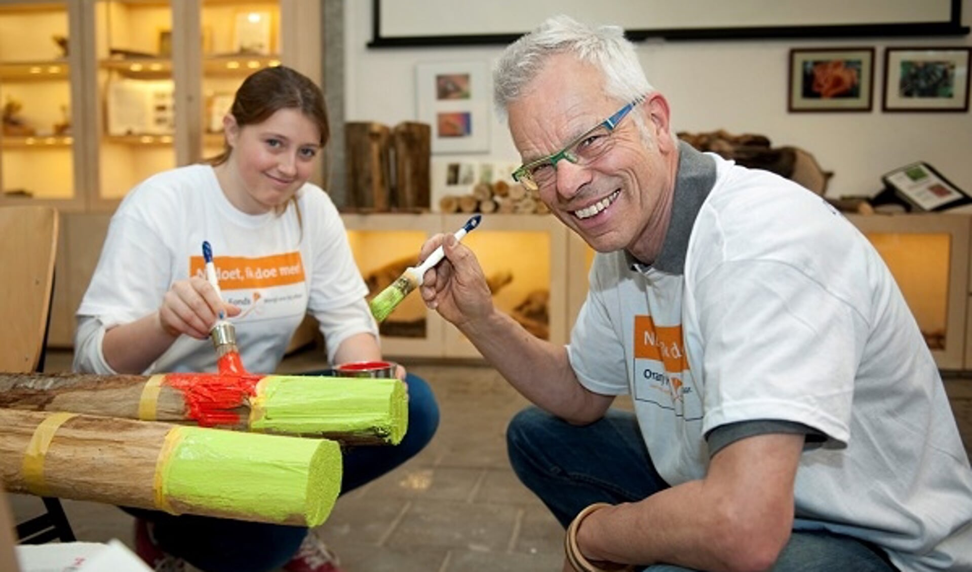 Tijdens NL Doet steken vele vrijwilligers de handen uit de mouwen.