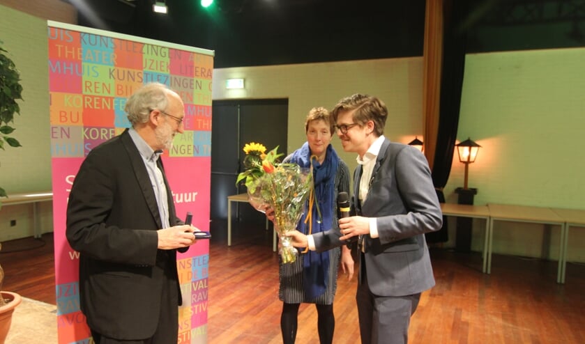 Bloemen voor Pieter Kramers.