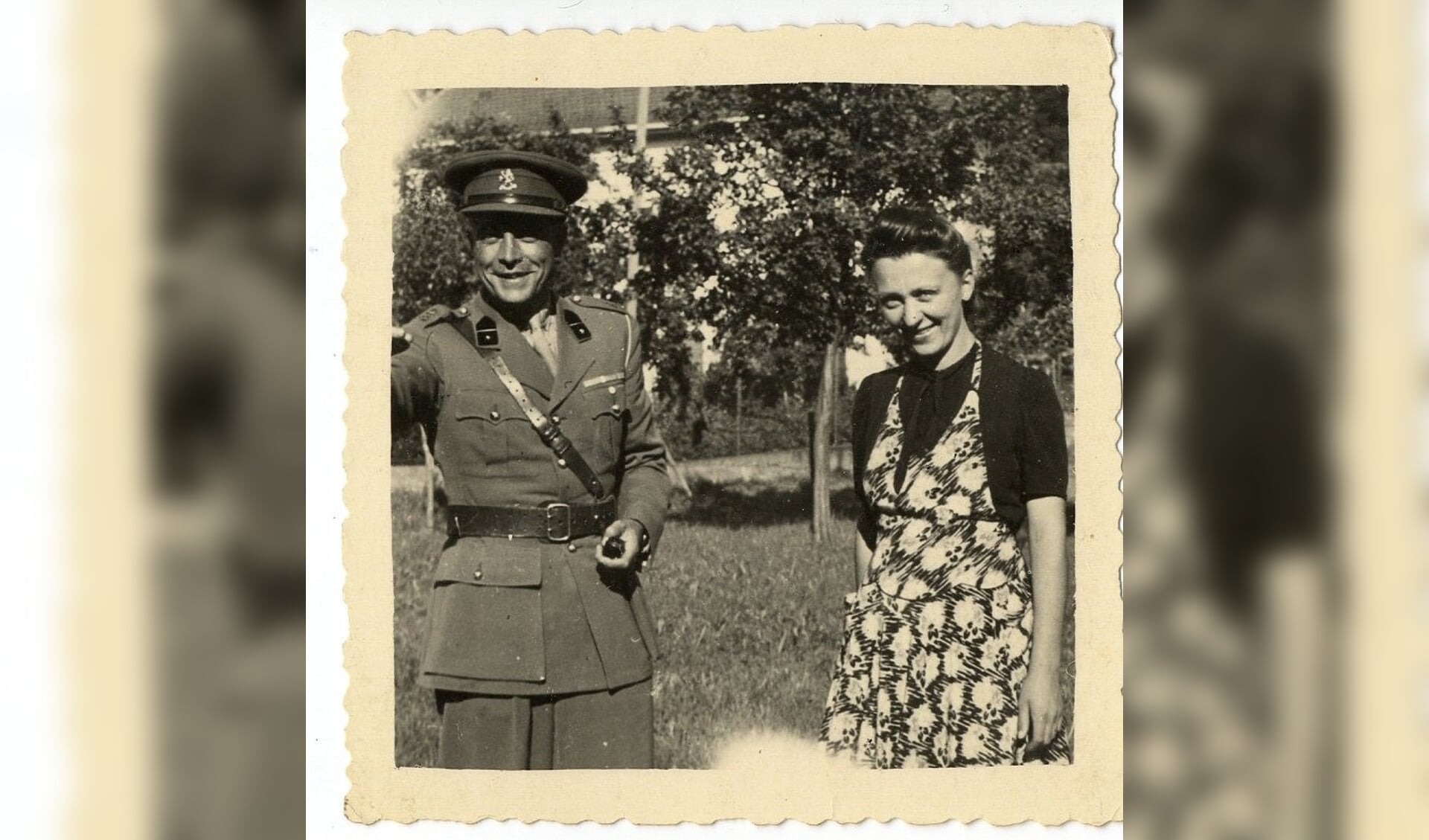 Majoor Boellaard en Annette, de Franse vrouw die de gevangenen van Natzweiler hielp waar dat maar mogelijk was’