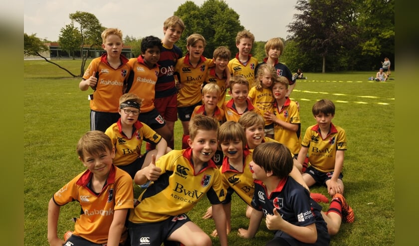 SRFC U10 teams trots op tweede en derde plek op eigen rugbytoernooi.