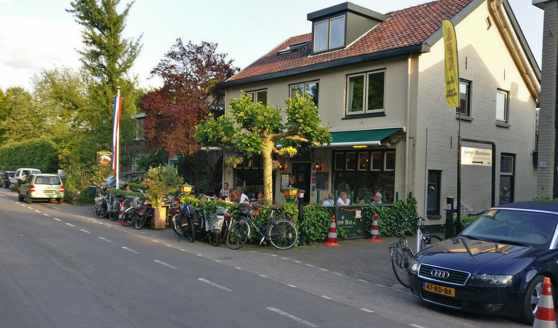 Dorpsbistro Naast de Buren in Groenekan draagt ook een steentje bij aan de SamenLoop. [foto Henk van de Bunt]