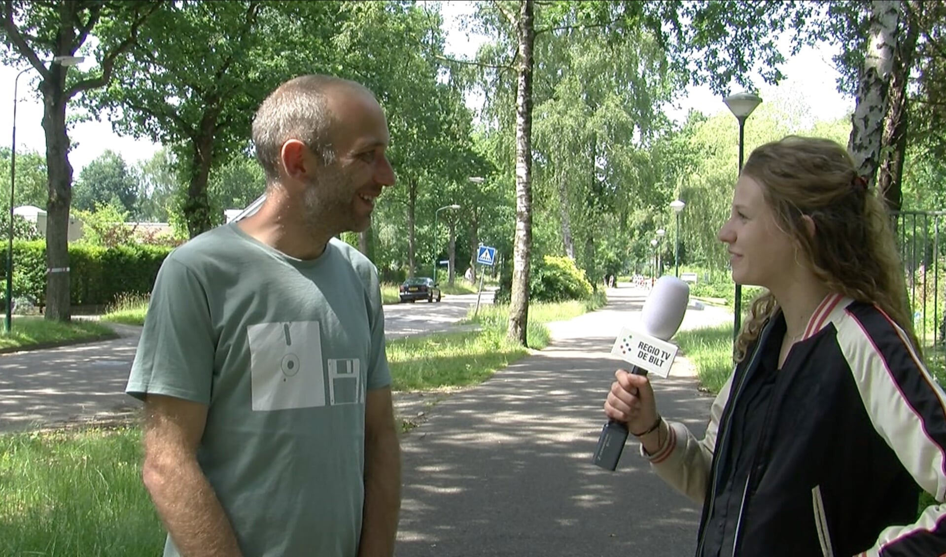 Erik den Hartog in interview met Nadia Maas. (foto Jan-Gerrit van Wyhe)