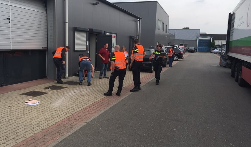 De meeste bedrijven zijn op deze manier bezocht door een team van diverse specialisten. (foto gemeente De Bilt)