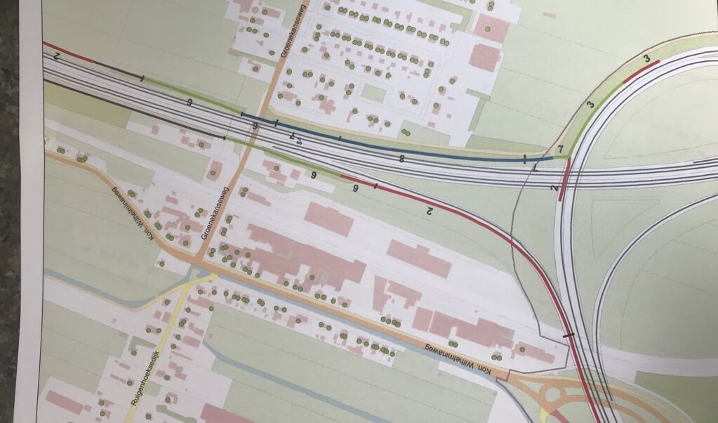 Het eerste deel van de verbreding A27 is al achter de rug; de vele gepande schermen bij deze 2e aanpassing gaan voorlopig niet door. 