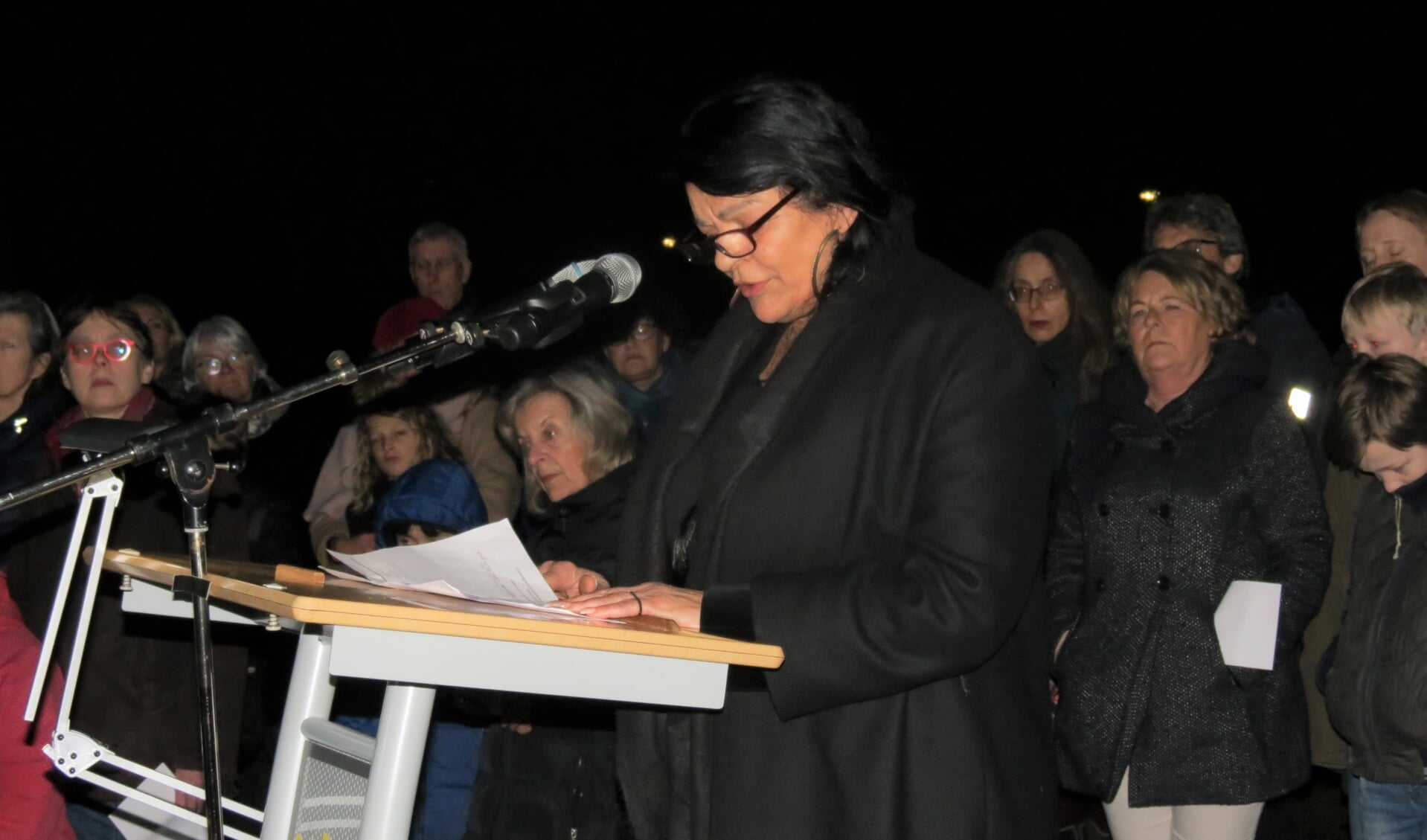 Leila Weiss hield op 27 januari een indrukwekkende toespraak.