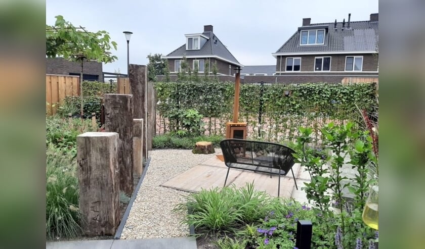 In een Levende Tuin wordt bestrating beperkt toegepast.