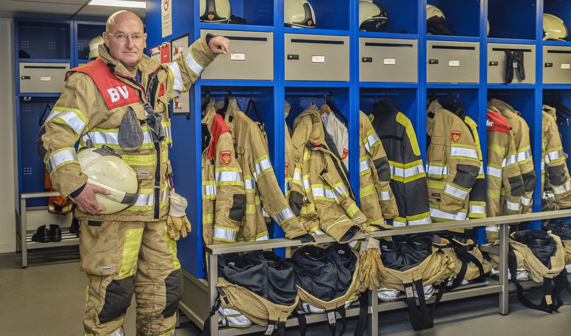 Ron Schoenmaker werkt al 40 jaar bij de brandweer.