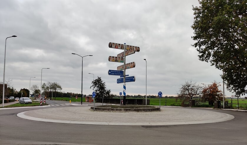 De rotonde moet hét visitekaartje van Maartensdijk worden.