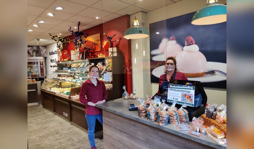 In de winkel aan het Maertensplein worden de coronarichtlijnen nauwgezet gevolgd.