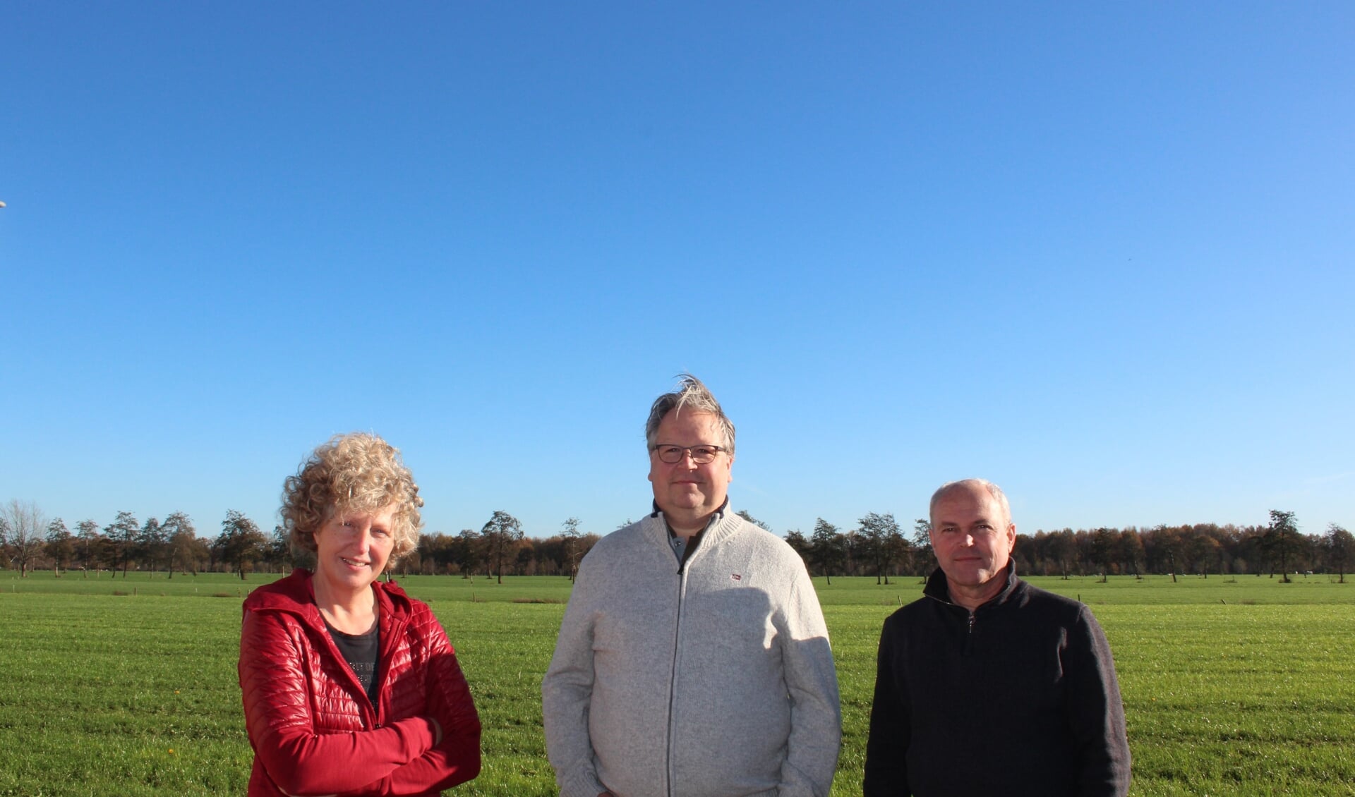 Het bestuur: v.l.n.r. Barbara Majoor, Sander Maatman en Dick Gladpootjes.