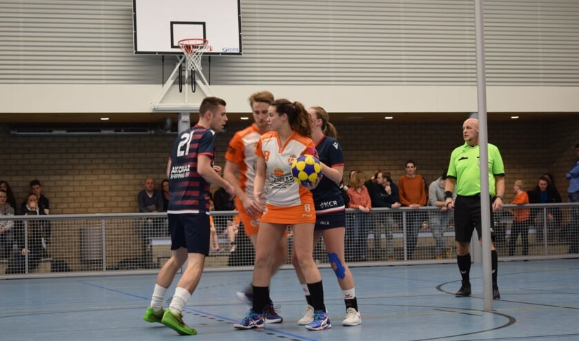 Jesse van Ginkel en Rianne Kuyt in actie. (foto Wilma de Heer)