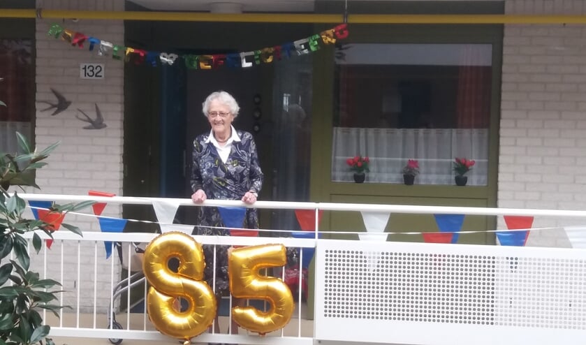 Toch een feestelijke verjaardag voor Annie van Zoeren.