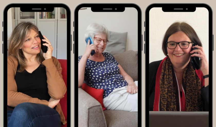 Even bellen met een ander kan veel betekenen.
