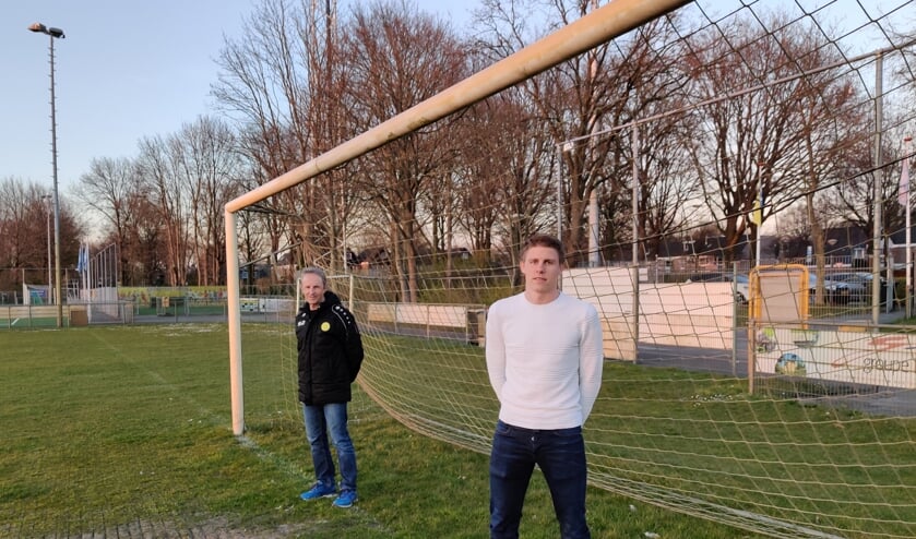 V.l.n.r. Wout van Dronkelaar en Kevin Ligtermoet hebben hetzelfde doel voor SVM: ‘In augustus een voor iedereen gezonde start van de nieuwe competitie maken’.