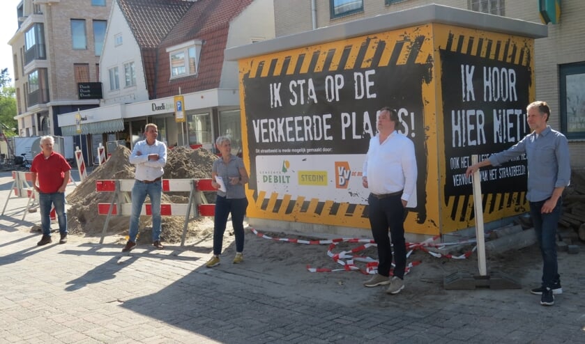 De plaatsing heeft bij de Ondernemersvereniging Bilthoven Centrum aangezet tot het ondernemen van duidelijke acties. [foto Guus Geebel