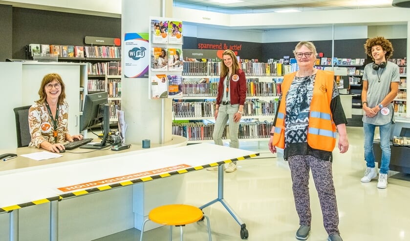 Bibliotheek Bilthoven is ingericht voor de 1,5 meter samenlevering.