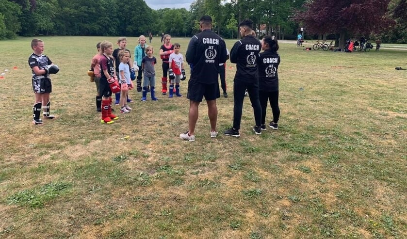 Ook de allerkleinsten kwamen trouw trainen.