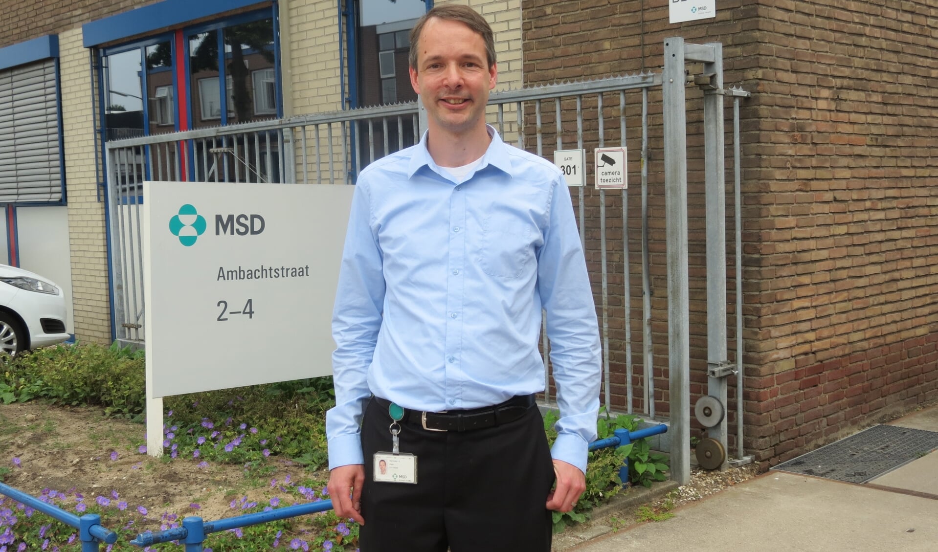 Locatiemanager Arjen Vermolen van MSD Animal Health De Bilt.