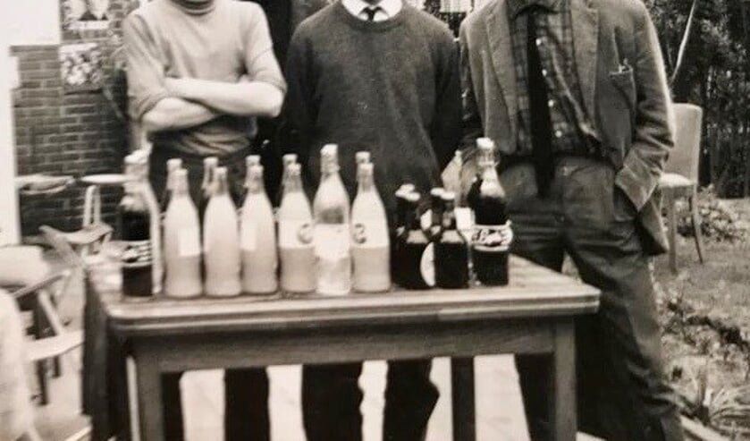 V.l.n.r. Jan, Jan de Buck, Richard den Dekker en Henk.