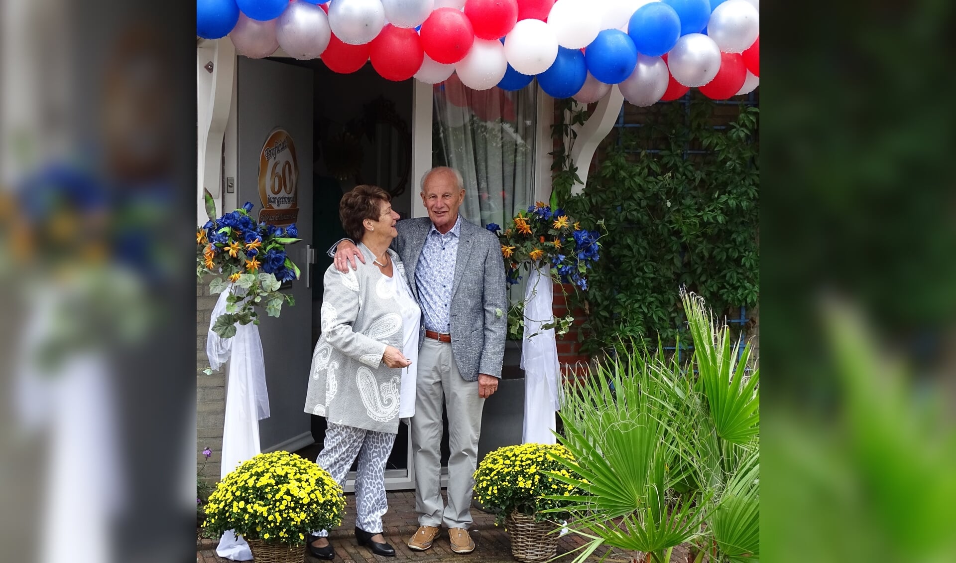 Arie en Alie van der Tol uit Westbroek zijn 60 jaar getrouwd.