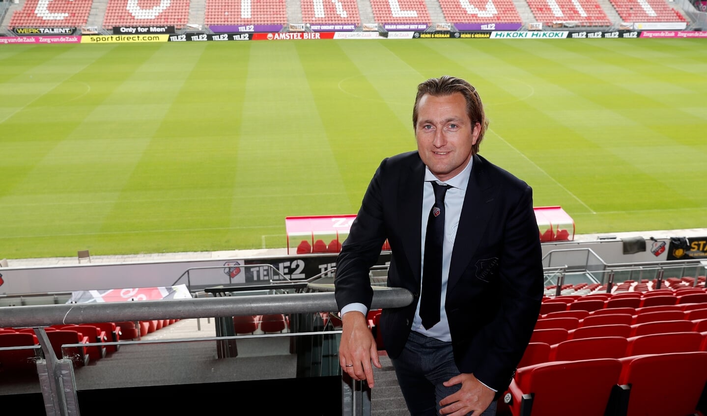 Commercieel Directeur FC Utrecht Joost Broerse in het stadion. 