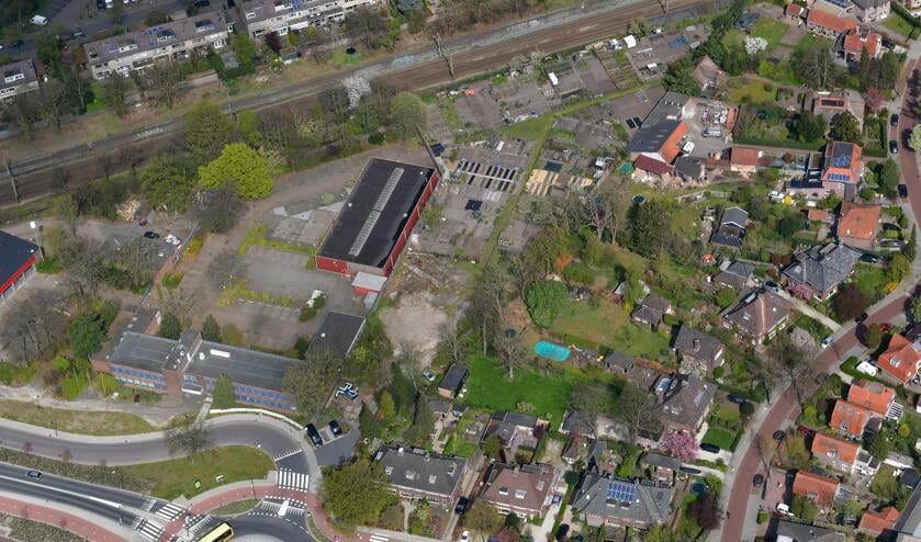 Een overzicht van de Leyensetuin. (foto gemeente De Bilt)