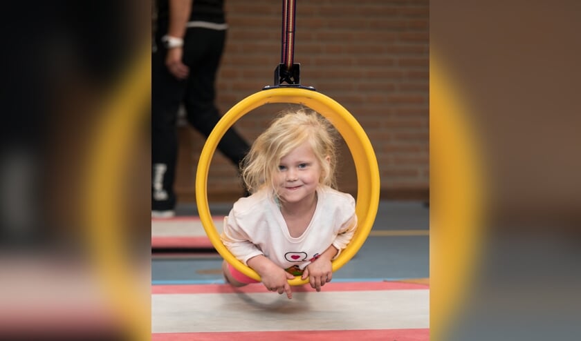 Op weg naar het nijntje Beweegdiploma. (foto Kelvin Middelink)