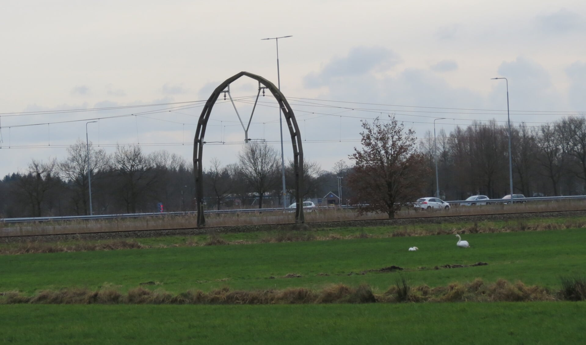 De Koningin Wilhelminaweg in Maartensdijk.