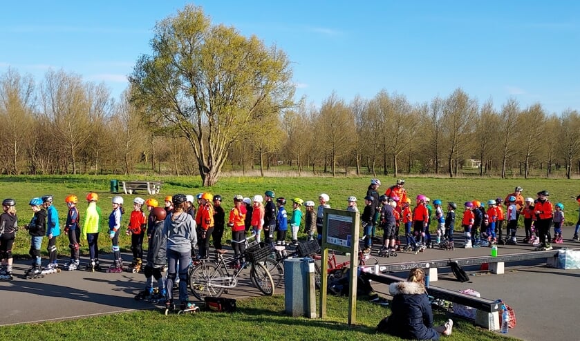 Skeeleren in Noorderveld.