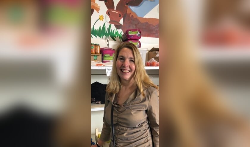 Voedselbankvoorzitter Jolanda van Hulst.