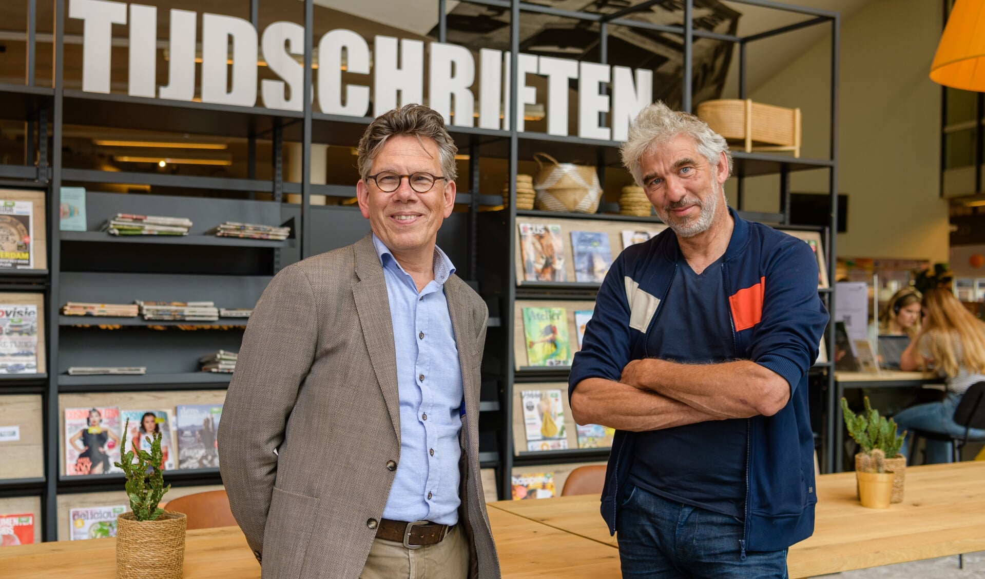 Links Rob Schouw (Kunstenhuis), rechts Frans Funnekotter (Idea). (foto Mel Boas)