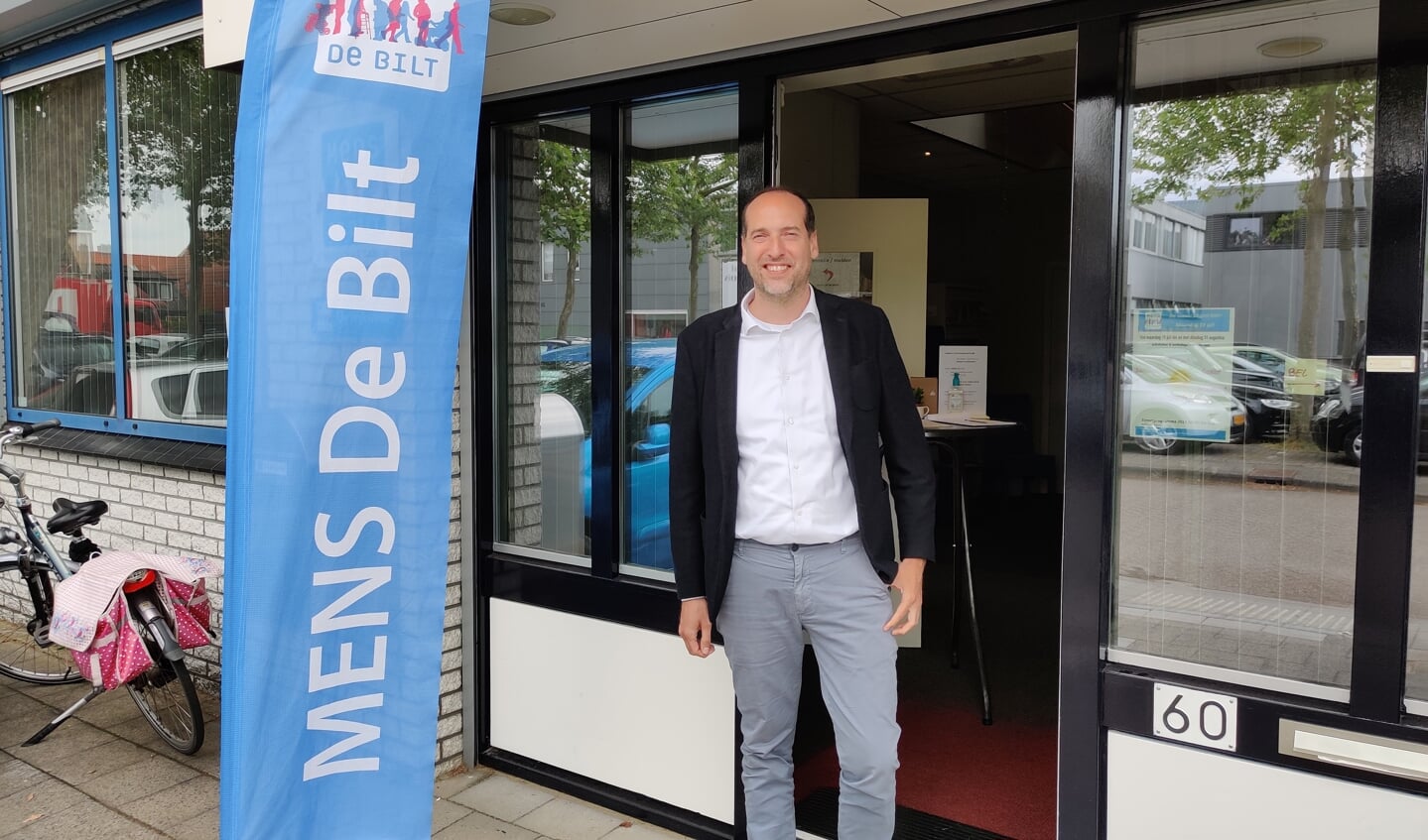 Frank van der Jagt bij Mens aan de Molenkamp in De Bilt.