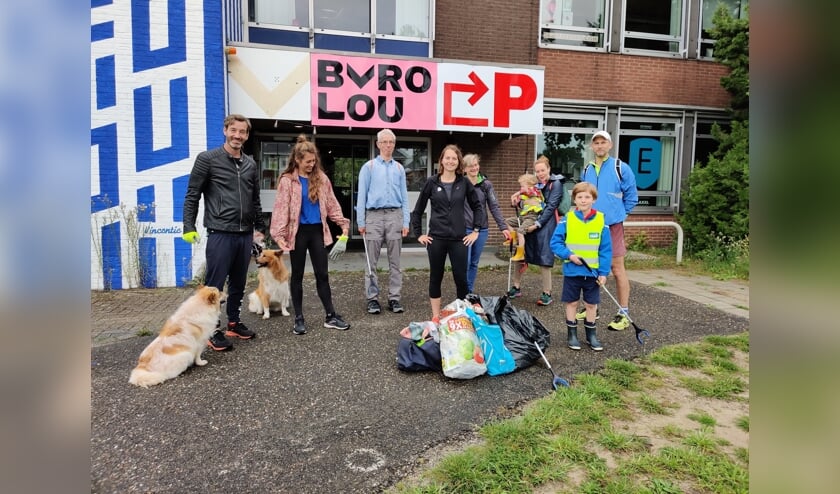 Eindpunt van de Groene Toer bij Buro Lou (voormalig politiebureau).