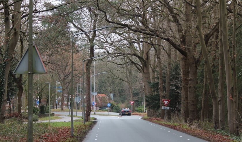 De Noodweg komt uit op de rotonde aan de Utrechtseweg. Rechtsaf richting Hollandsche Rading en de A27. 