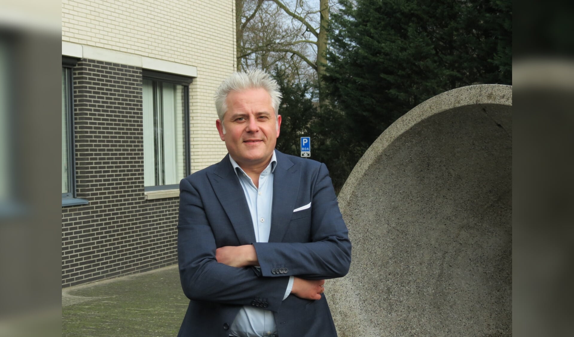 Lijsttrekker Krischan Hagedoorn van de PvdA.