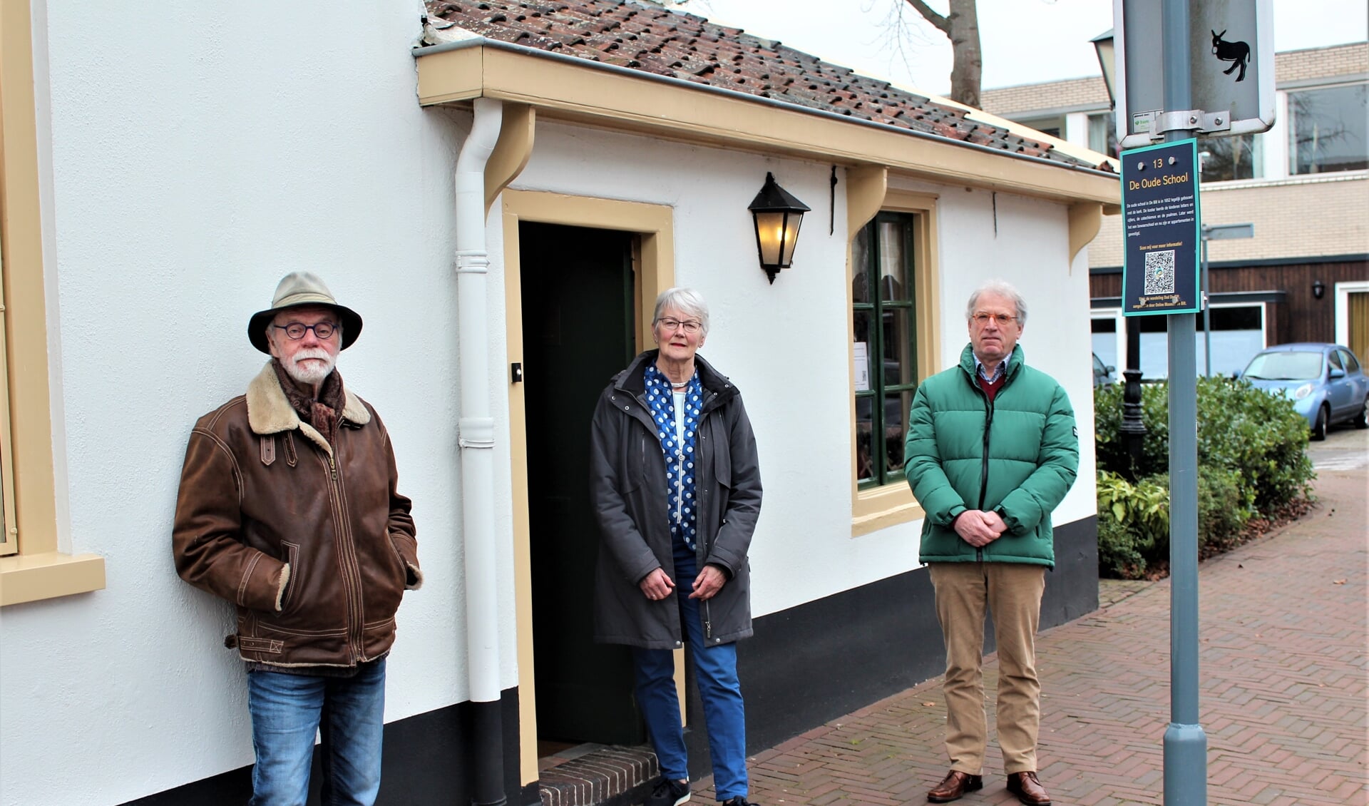 V.l.n.r. Donald Noorhoff, Margrit Idsinga en Ton de Boer blikten terug en kijken vooruit.