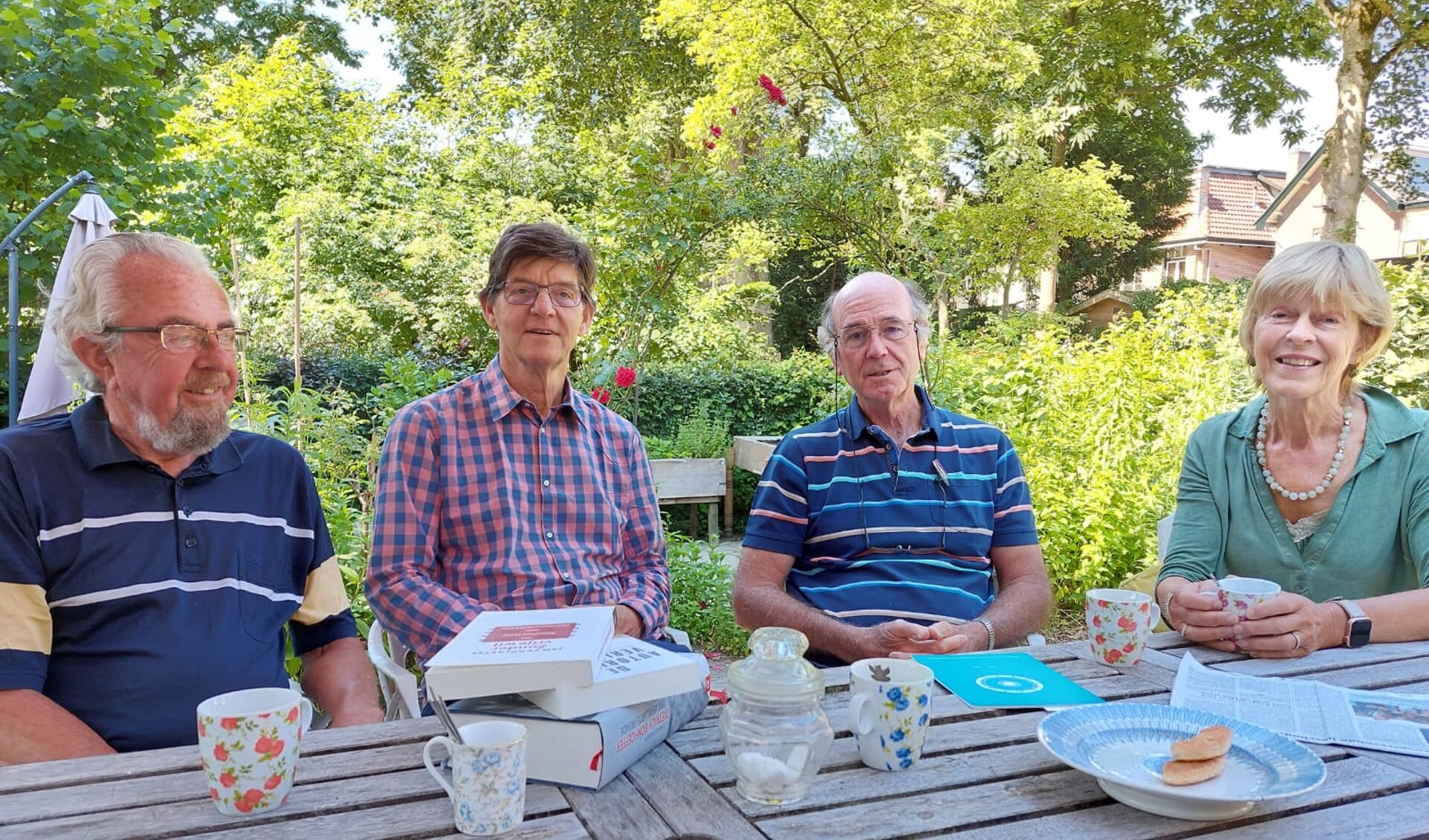 Bestuur Bilthovense Kring: Wim van Werkhoven, Warrie Schuurman, Eric van Kregten, Riemke Leusink