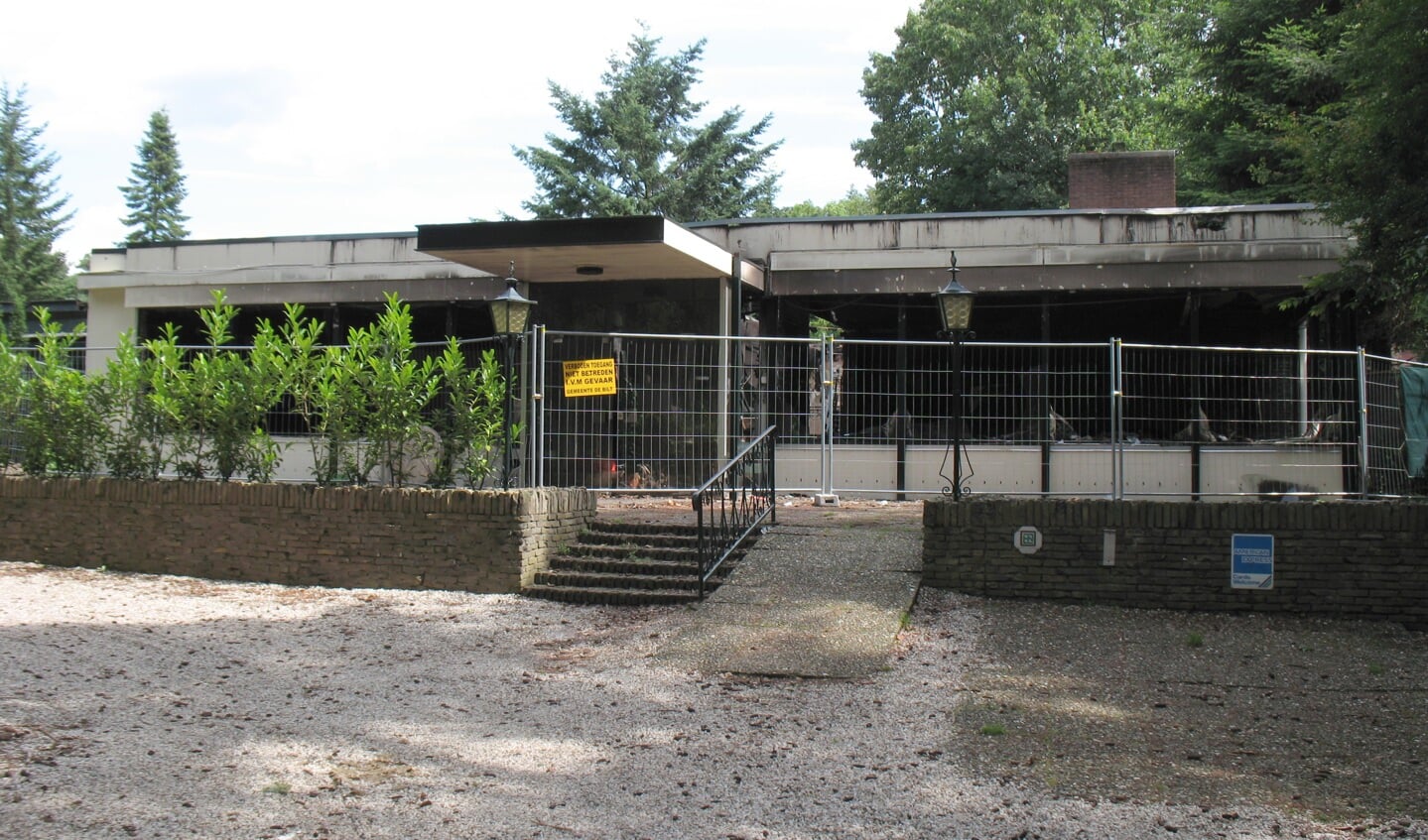 De Fazantenhof na de brand in 2007.