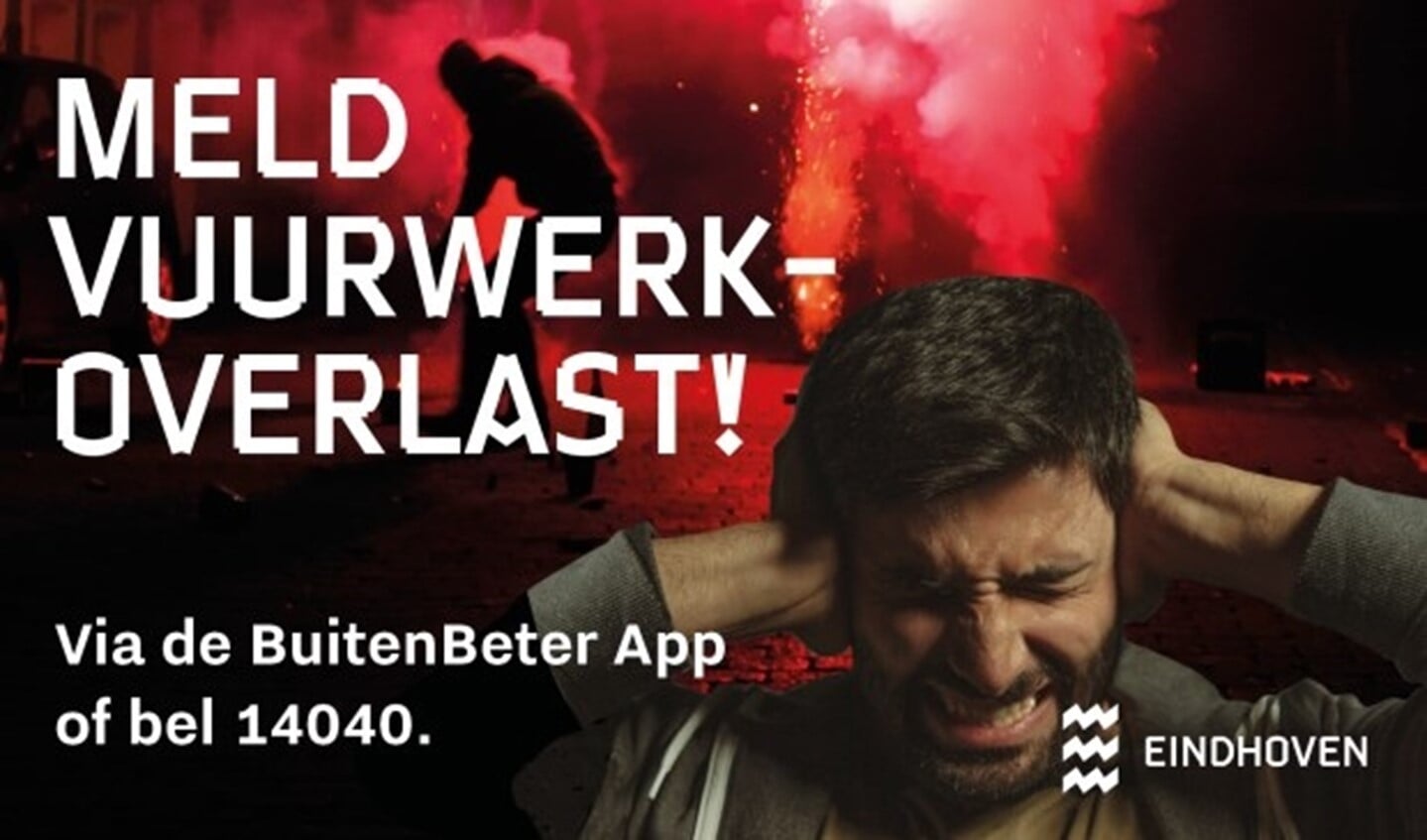 Melden van vuurwerkoverlast kan eenvoudig van 9 december tot en met 1 januari via de BuitenBeter app of telefonisch via 14040 (op werkdagen van 9.00 tot 17.00 uur).