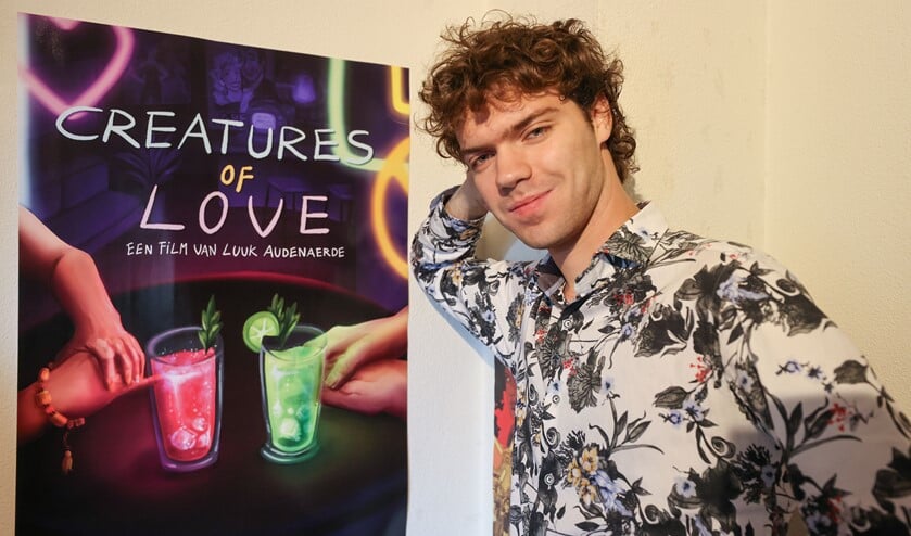 Luuk Audenaerde, 20 jaar, filmschrijver en regisseur en van een uitdagende verlegenheid. FOTO: Bert Jansen.