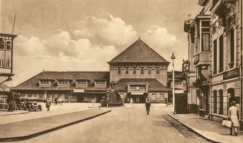 Het tweede station rond 1930. Het is geopend in 1916 en gesloopt in 1956.