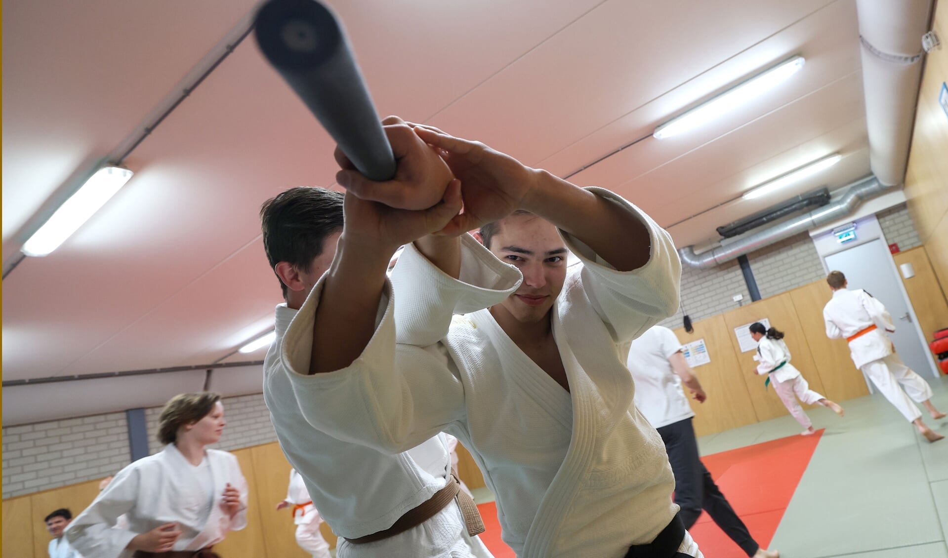 Judo en Jiujitsuvereniging Shizen Hontai gaat op 9 juli 24 uur lesgeven om geld op te halen voor de Stichting ALS Nederland. FOTO: Bert Jansen.