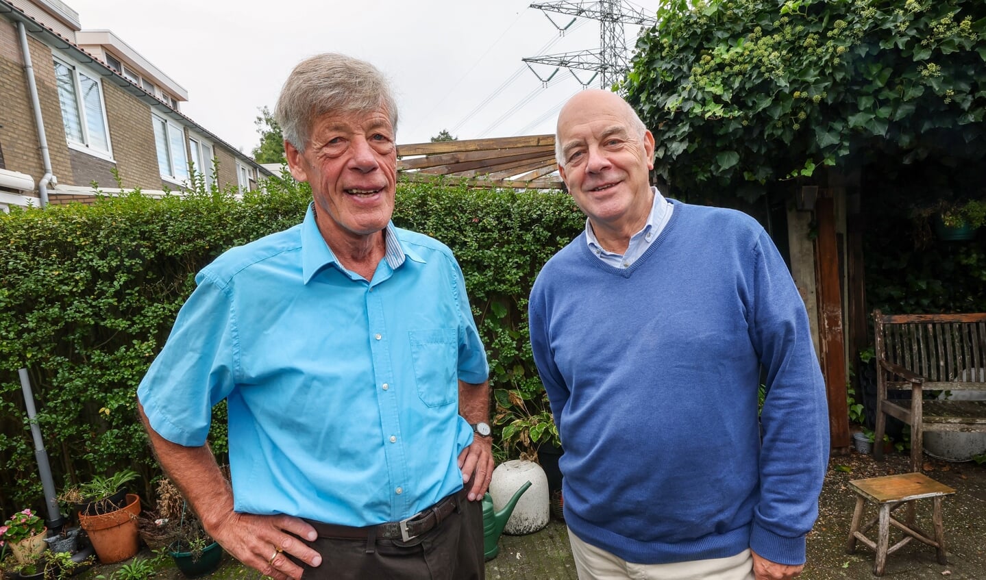 Kees Minderhoud (links) en Jos Hazebroek (rechts), twee van de initiatiefnemers. FOTO: Bert Jansen.