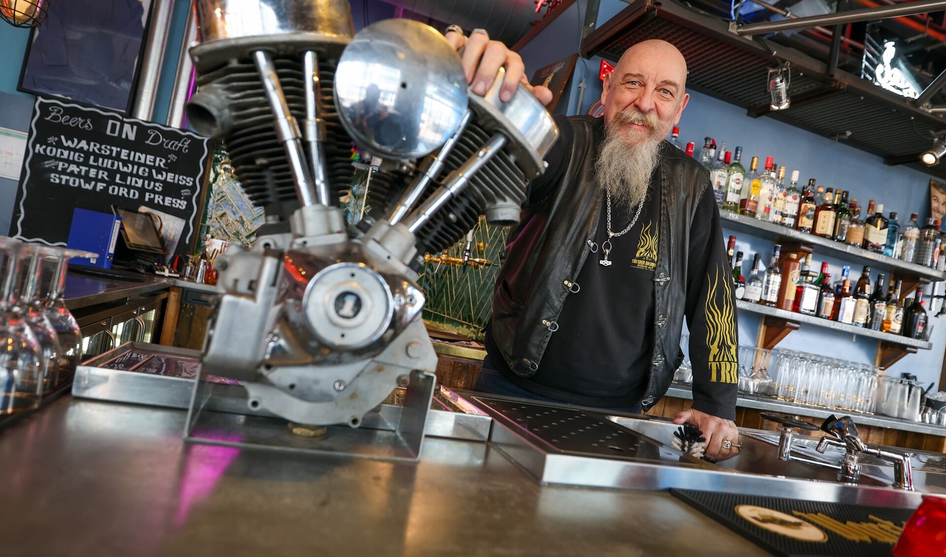 Bart van den Dijssel, van 1994 tot 2008 eigenaar van de Thunder Roadhouse. FOTO: Bert Jansen.