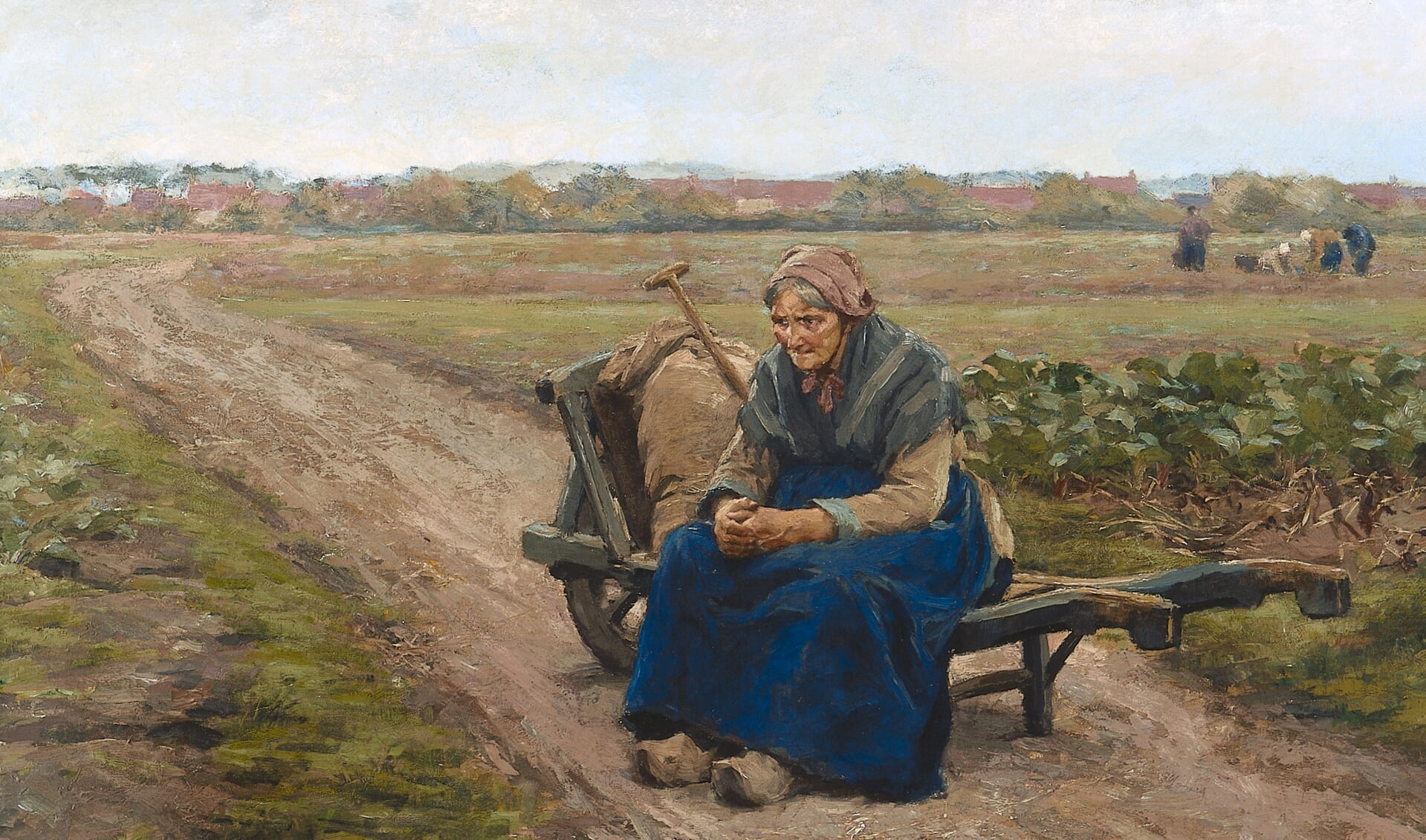 ‘Vrouw op kruiwagen', omstreeks 1905, Jacques Zon (1872 – 1932). MET DANK AAN: Oude Slot. 