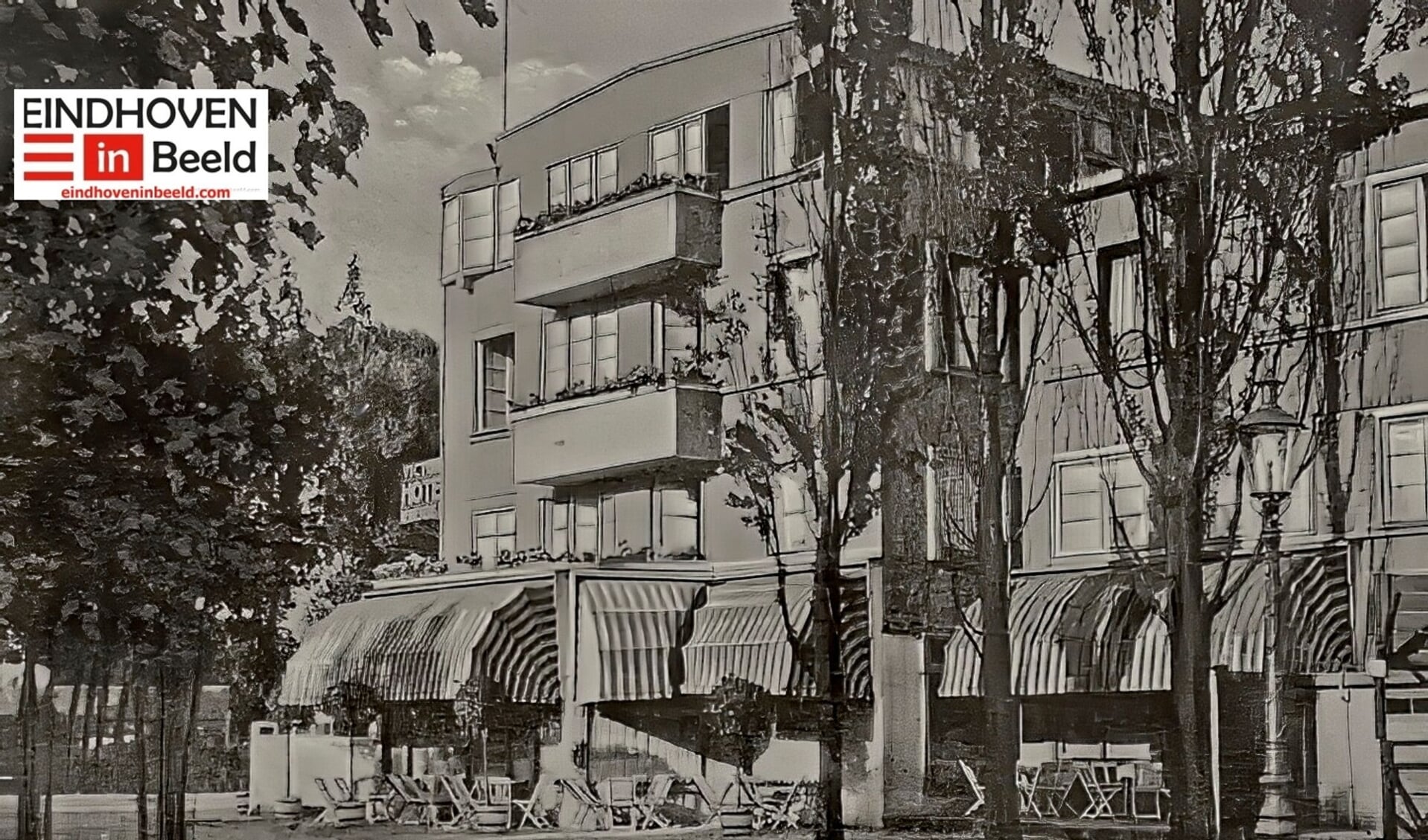Het Victoriahotel in 1929. FOTO: EiB-foto 5544.